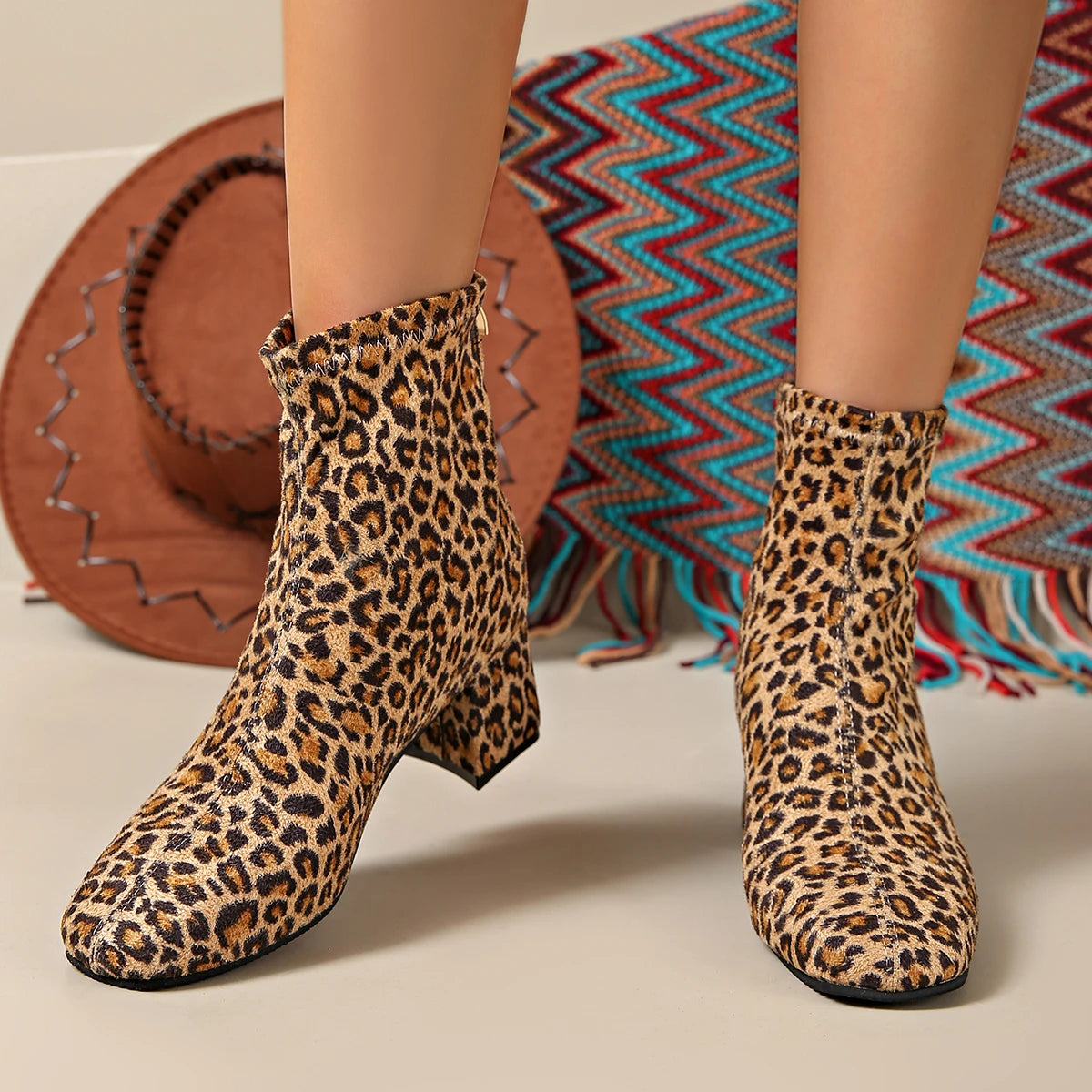 "Savannah" High Heels Boots