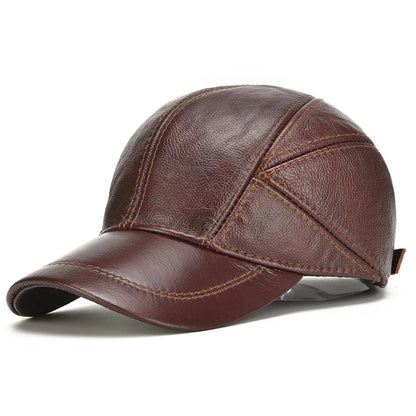 “Daniel” Leather Cap