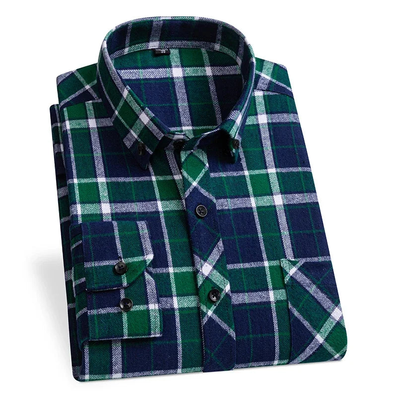 "Montana" Plaid Cotton Shirt - Cristian Moretti