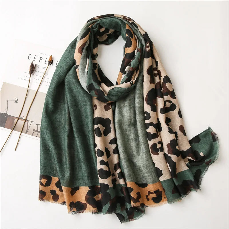 "Leopard" Long Scarf