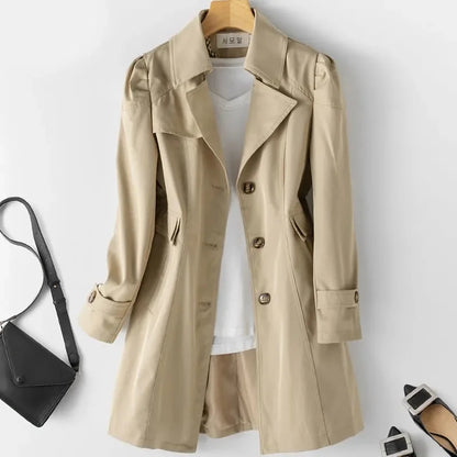 "Elena" Tailored Trench Coat