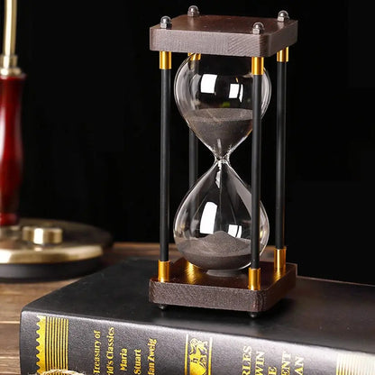 "Tempo Eterno" Wooden Hourglass