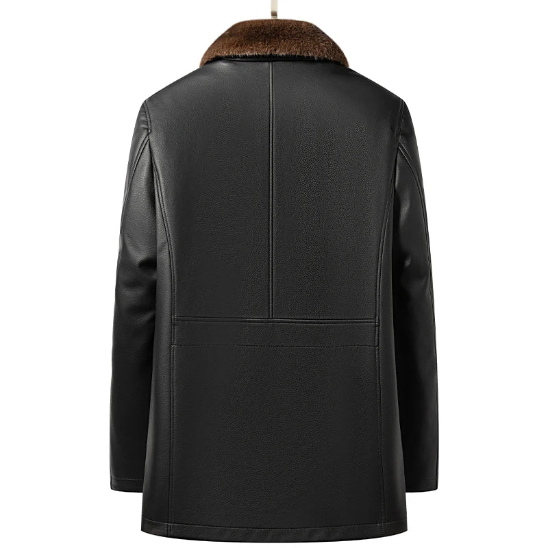 "Mauro" Genuine Leather Coat