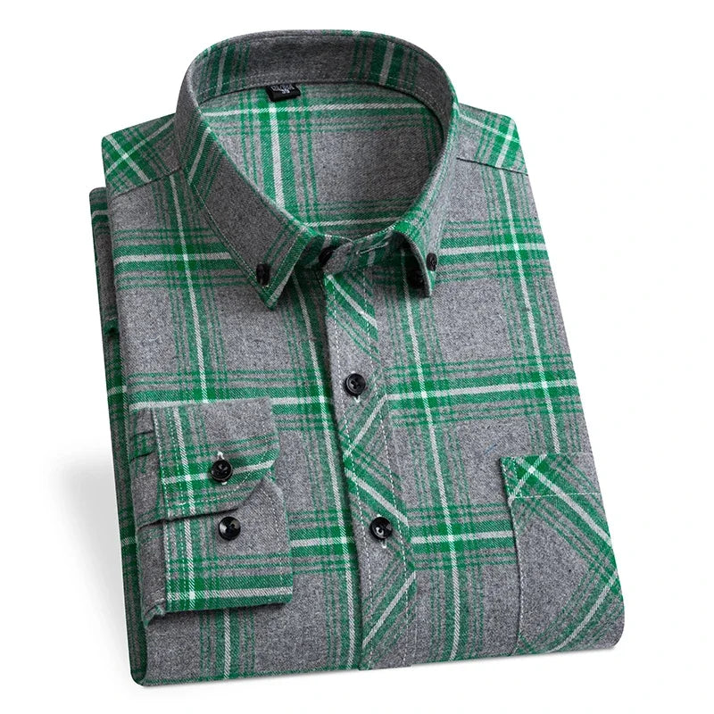 "Montana" Plaid Cotton Shirt - Cristian Moretti