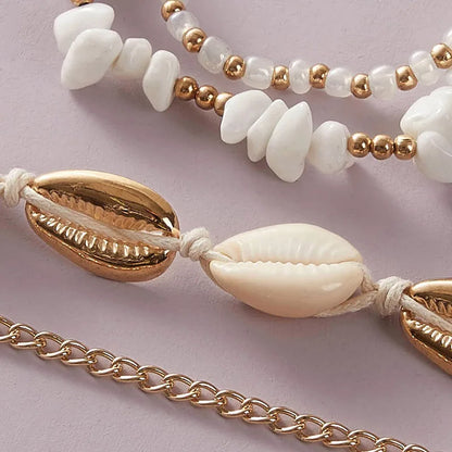 Ocean's Whisper™ Cowrie Shell Anklet