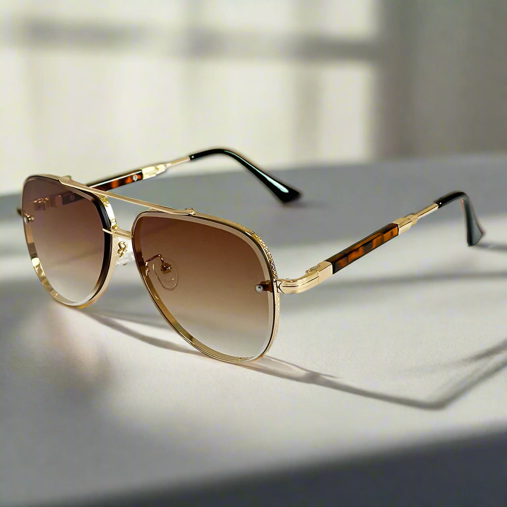 "Monte Carlo" Aviator Sunglasses