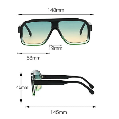 New Fashion Women Brand Designer Luxury Sun Glasses Sexy Square Frame Cat Eye Sunglasses Female Vintage UV400 Eyewear