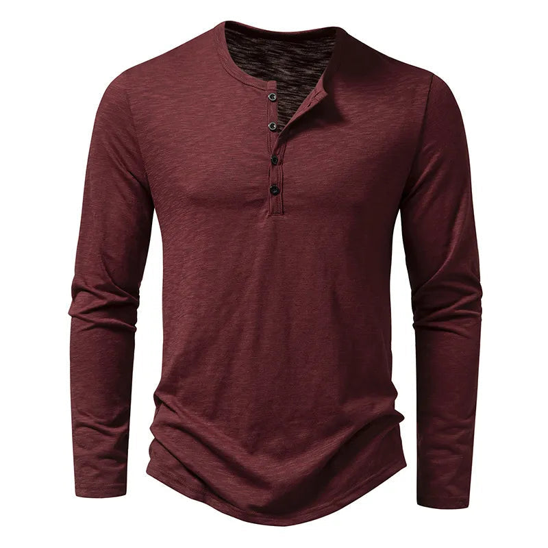 "Jaxon" Cotton Henley - Cristian Moretti
