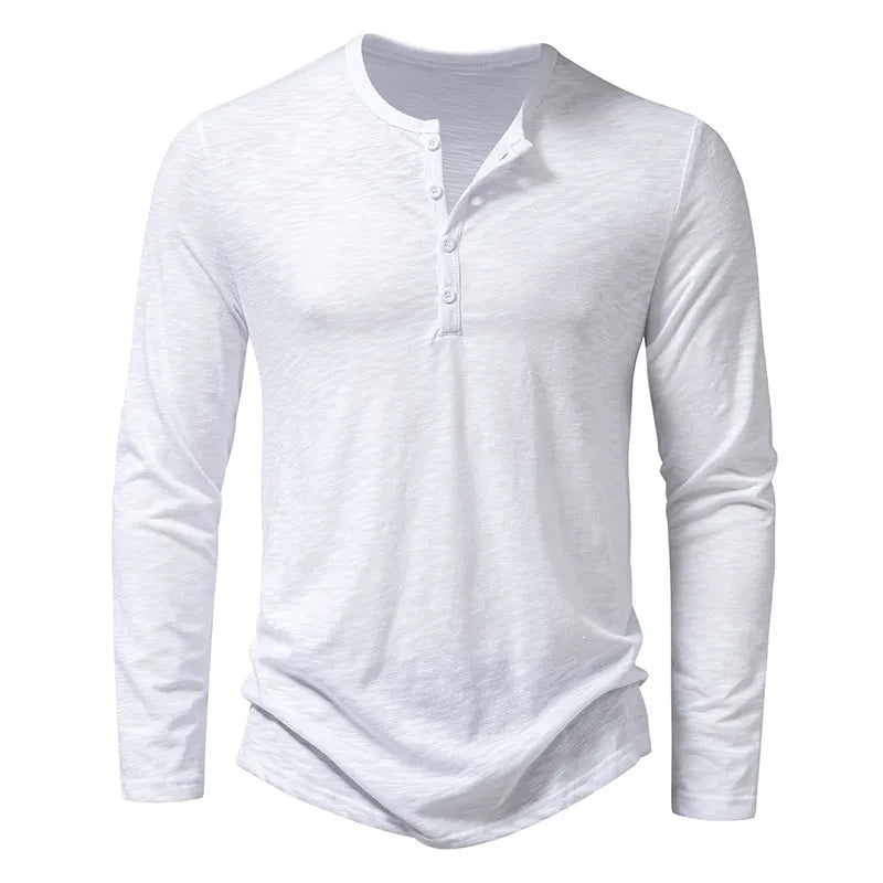 "Jaxon" Cotton Henley - Cristian Moretti
