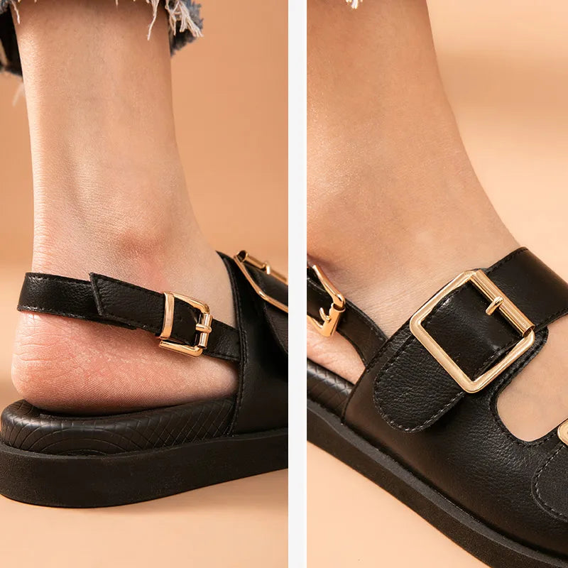 "Melissa" Leather Sandal