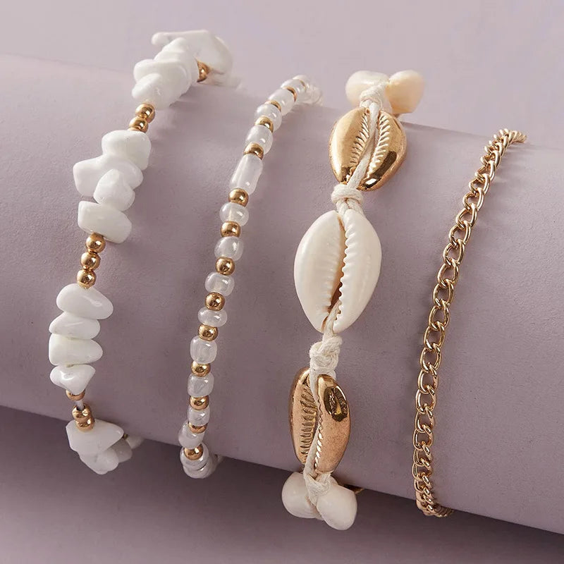 Ocean's Whisper™ Cowrie Shell Anklet