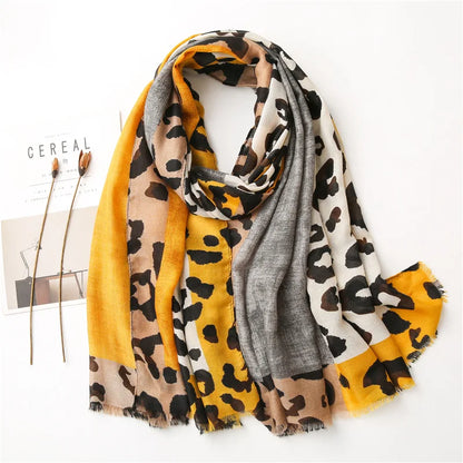 "Leopard" Long Scarf