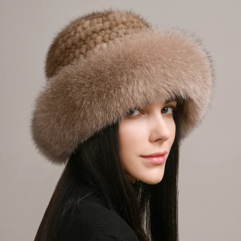 Siberian Aurora - Knitted Genuine Fur Hat – Cristian Moretti