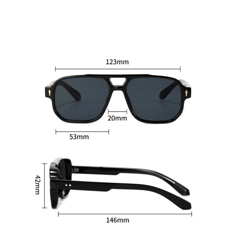 "Orlando" Retro Sunglasses - Cristian Moretti