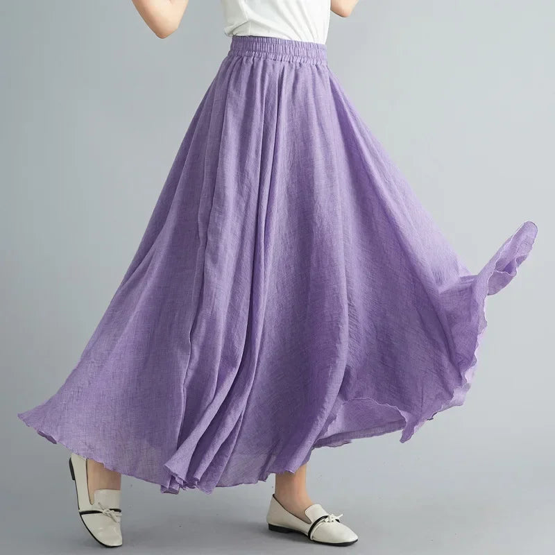 "Sunlit Breeze" Maxi Skirt - Cristian Moretti