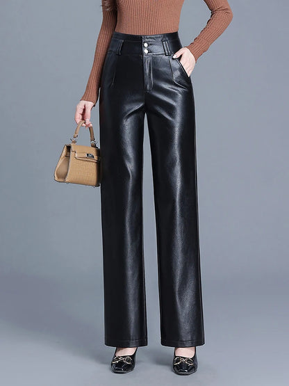 "Ginevra" Leather Pants