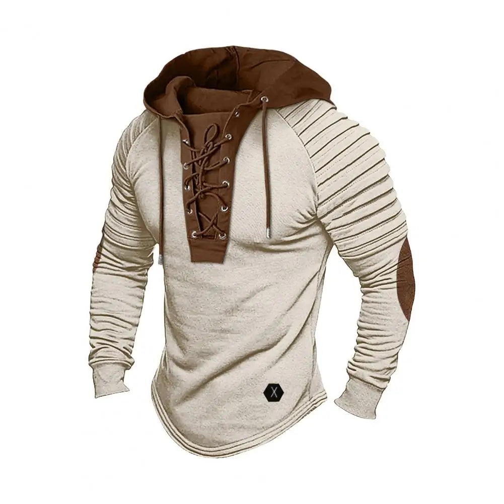 "Ironclad" Lace-Up Hoodie