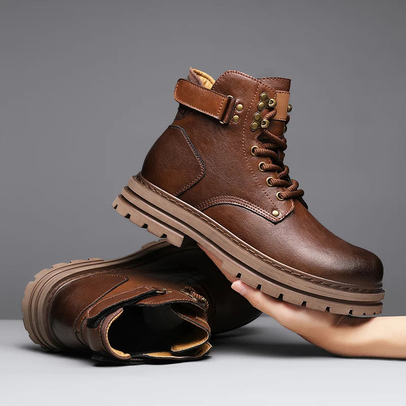 "Flavio Locatelli" Genuine Leather Boots - Cristian Moretti