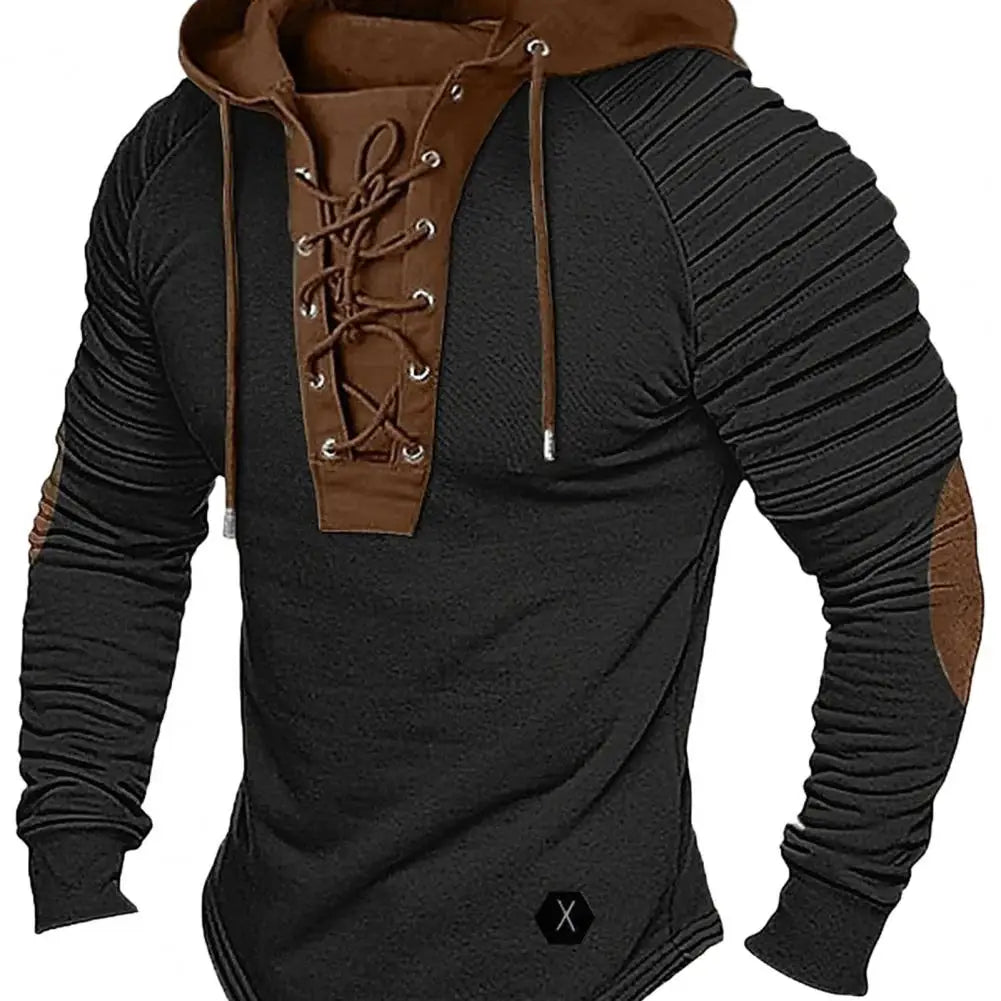 "Ironclad" Lace-Up Hoodie