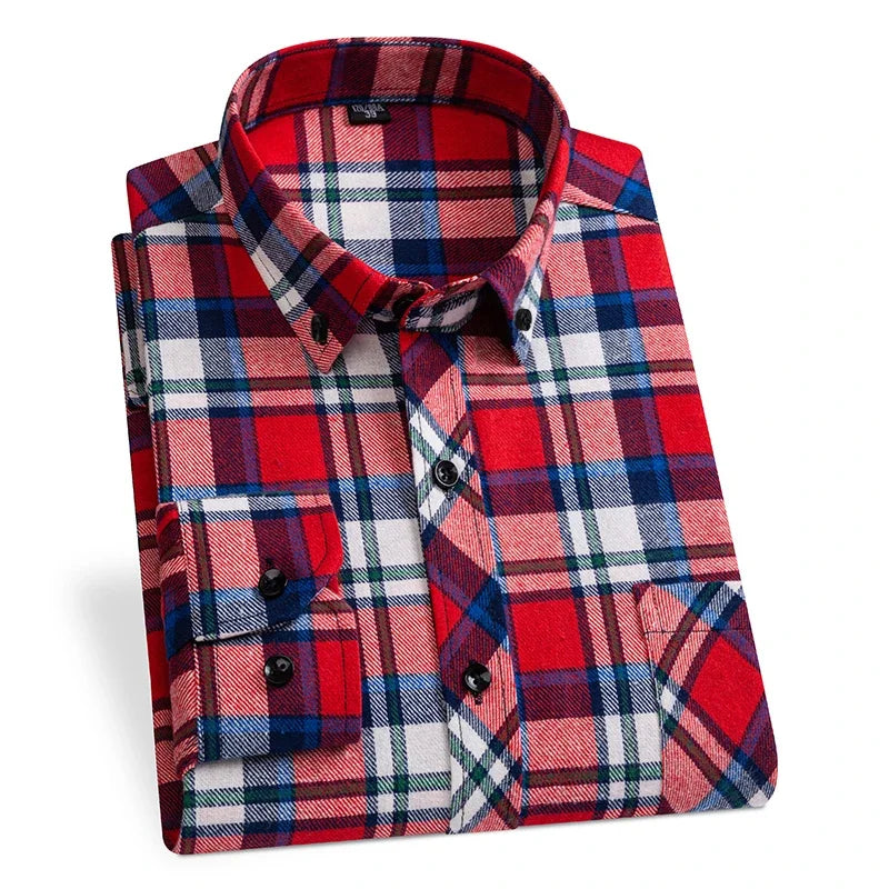"Montana" Plaid Cotton Shirt - Cristian Moretti