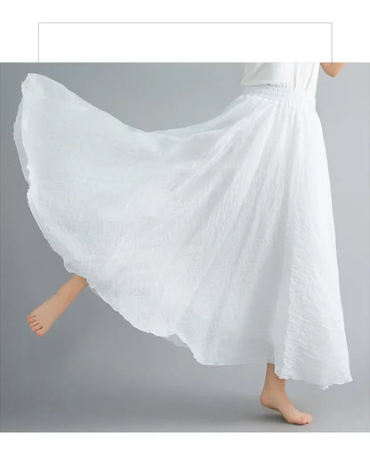 "Sunlit Breeze" Maxi Skirt