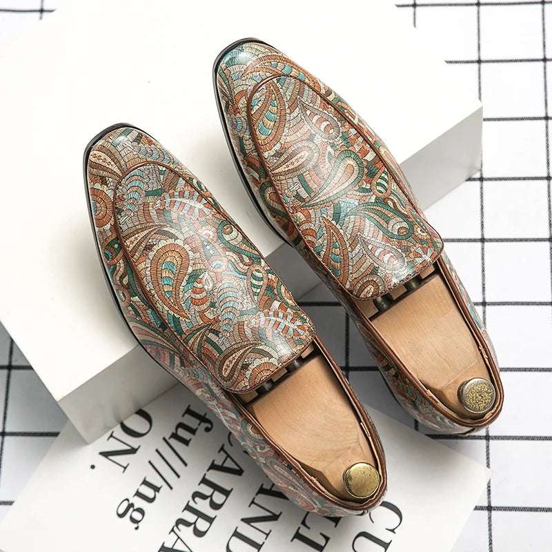 "Ardente" Leather Loafers