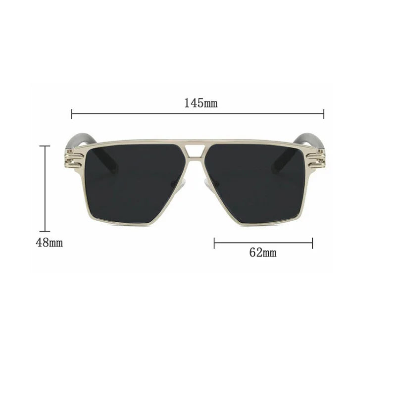 "Patrizio" Metal Frame Sunglasses