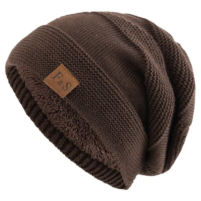 Fur Lined Beanie by Cristian Moretti® - Cristian Moretti