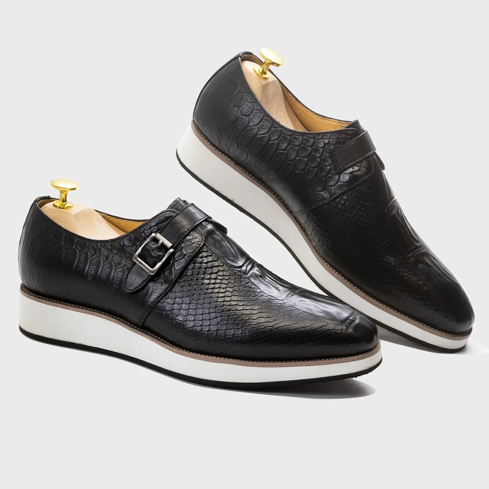 "Imperial" Leather Monkstraps