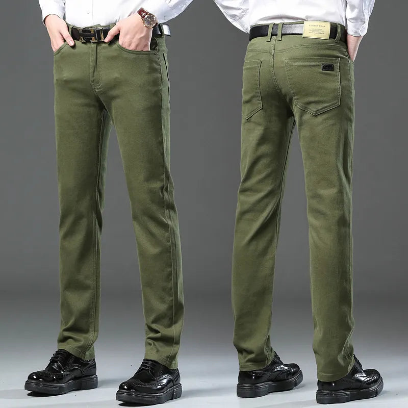 Premium Slim Fit Cotton Pants - by Cristian Moretti® - Cristian Moretti