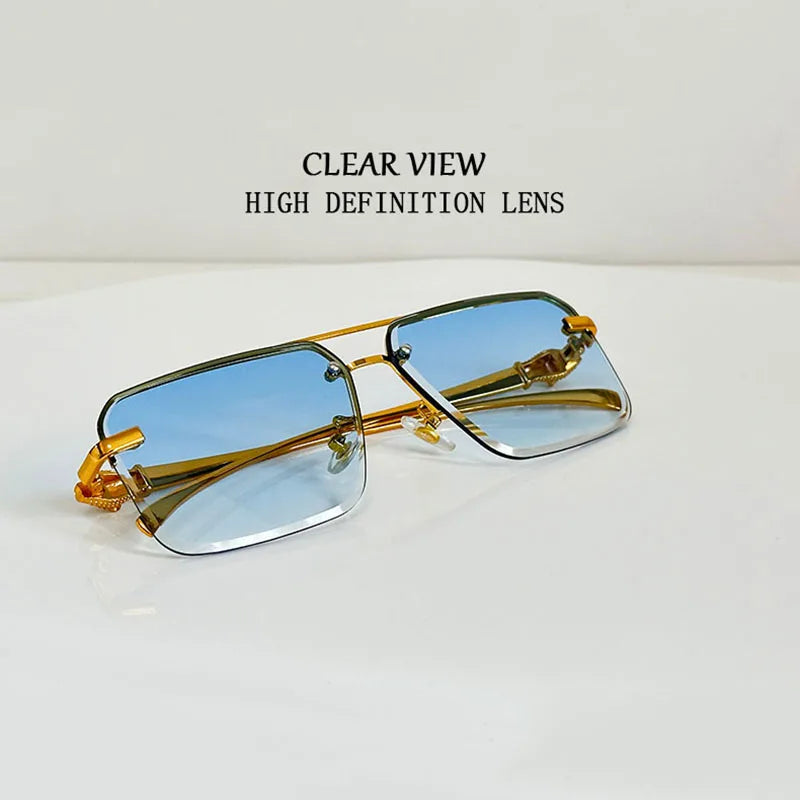 "Leopardo" Square Sunglasses