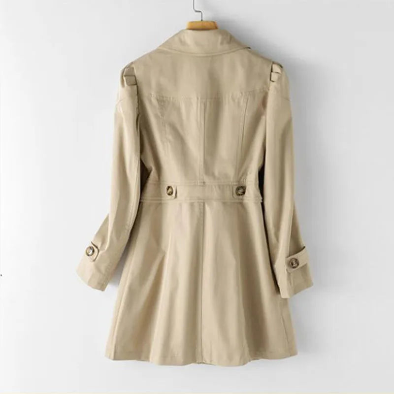 "Elena" Tailored Trench Coat