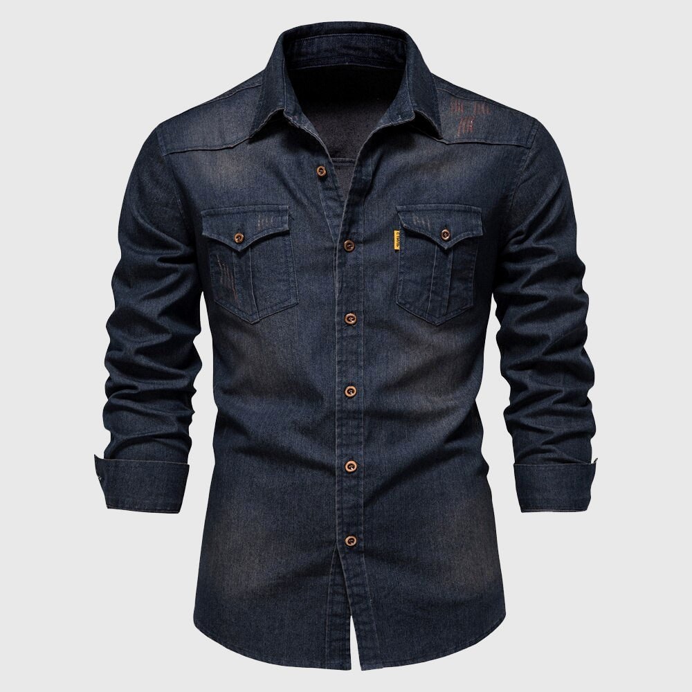 Autunno Azzurro – Denim Shirt