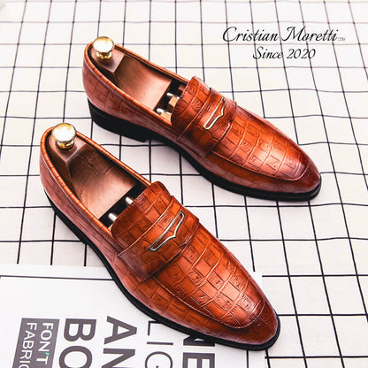 Giorgio Monti™ Genuine Leather Designer Shoes