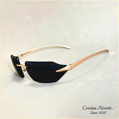 Carlo™ Rimless Polarized Sunglasses by Cristian Moretti®