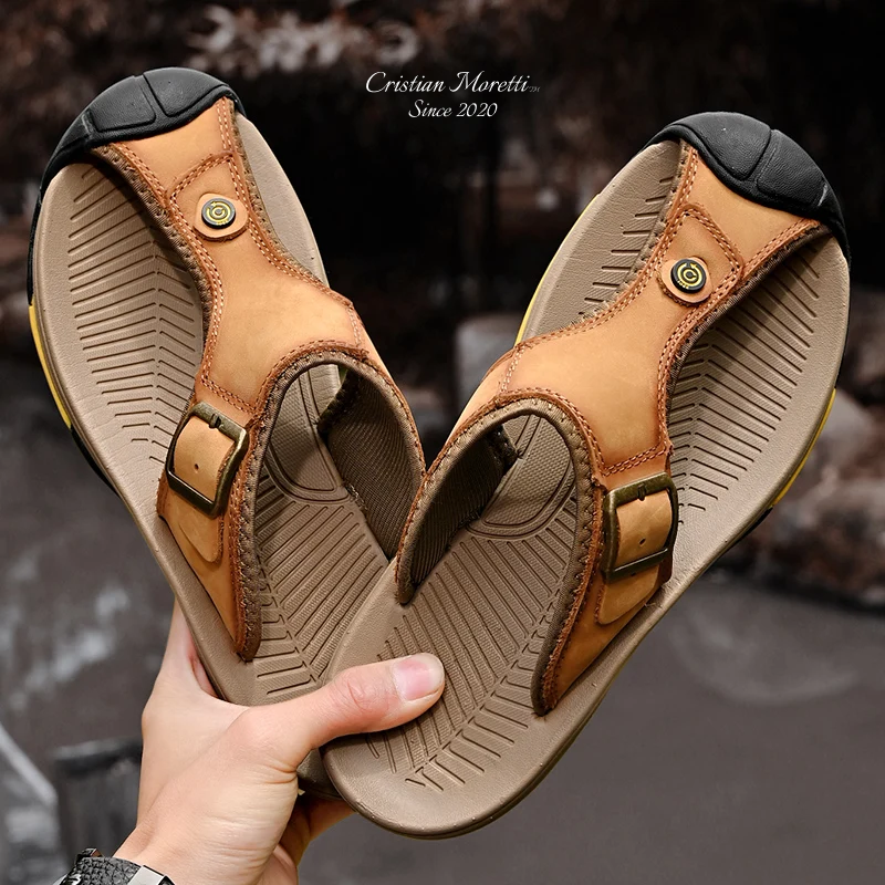 Titan™ Genuine Leather Super Durable Sandals - Cristian Moretti