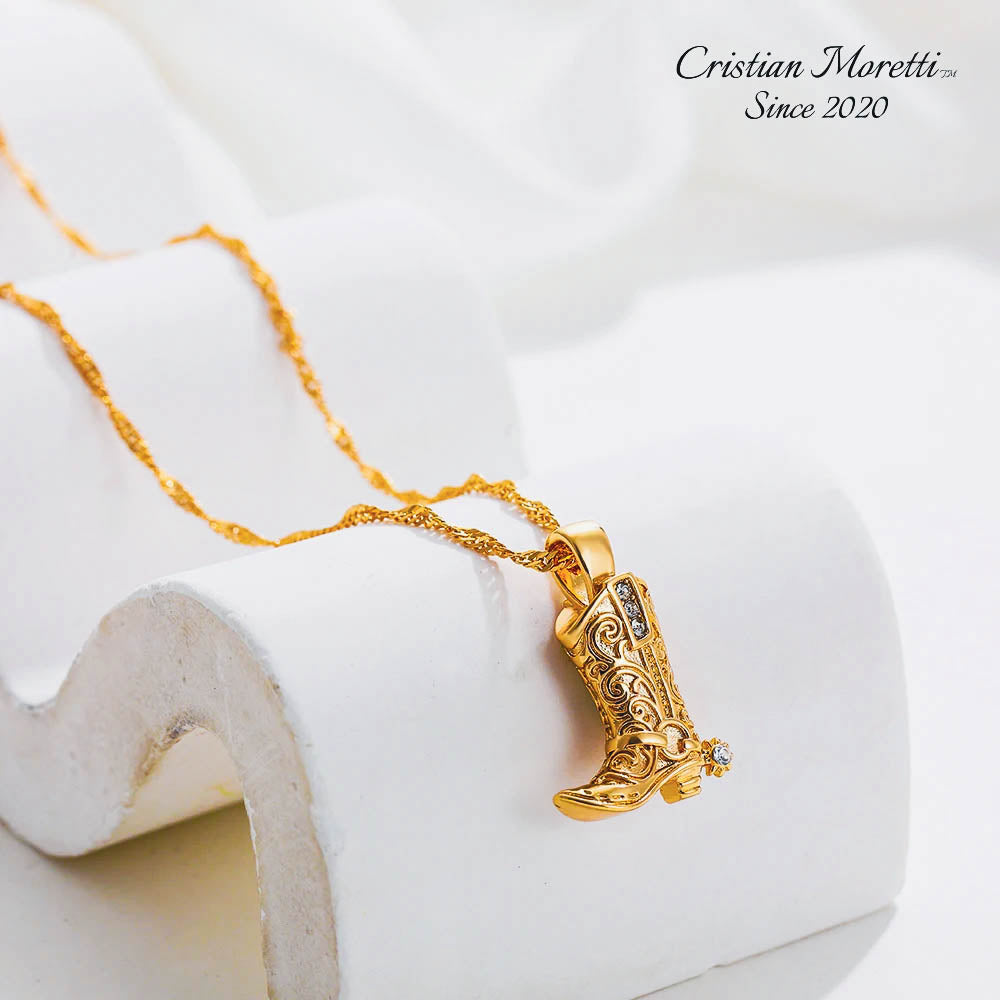 Cowgirl's Boots Necklace by Cristian Moretti®