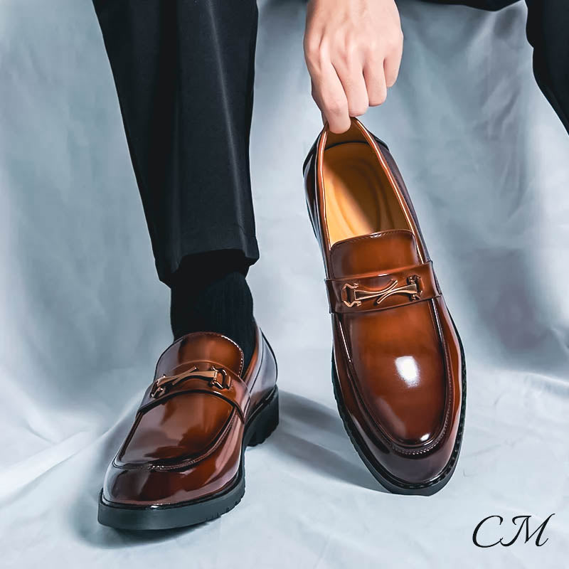 "Monarch" Leather Loafers