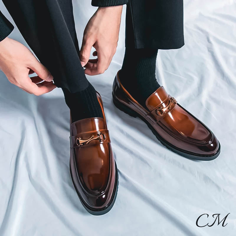 "Monarch" Leather Loafers