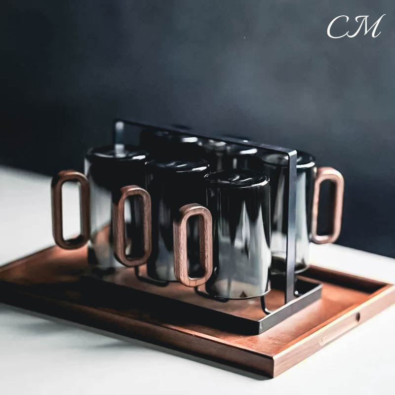 "Tazza di Vita" Glass Mug - Cristian Moretti