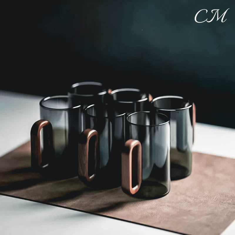 "Tazza di Vita" Glass Mug - Cristian Moretti
