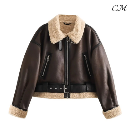 "Bella Moda" Shearling Jacket