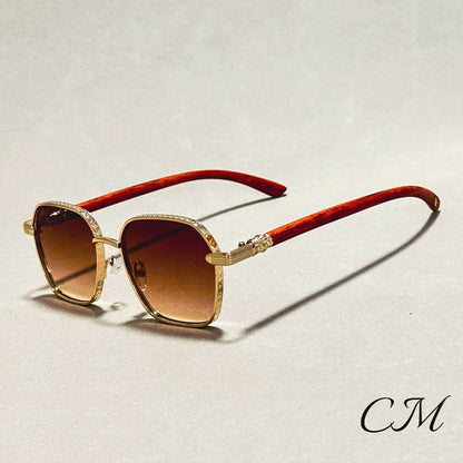 Giovanni™ Retro Wooden Sunglasses