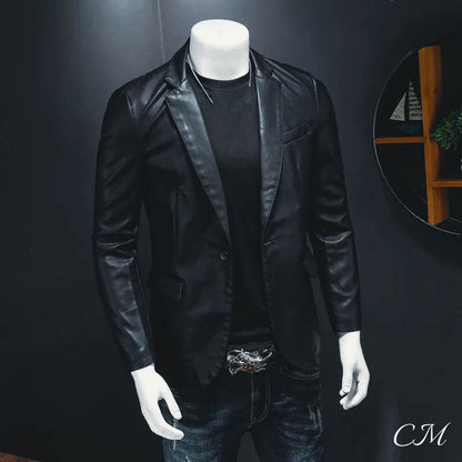 "Gli Uomini d'Affari" Leather Jacket