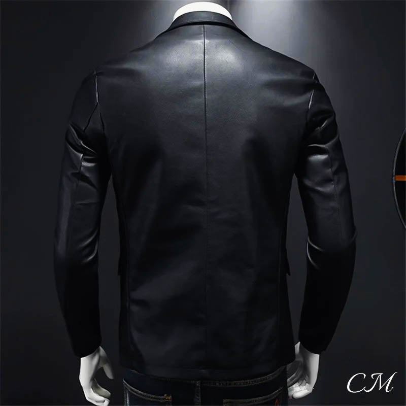 "Gli Uomini d'Affari" Leather Jacket