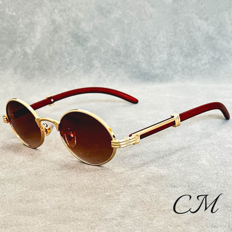 "Casanova" - Premium Oval Sunglasses