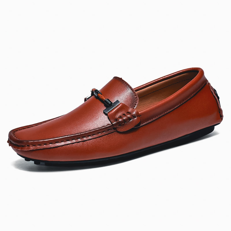 Giovanni™ Italian Genuine Leather Slip-On Shoes by Cristian Moretti®