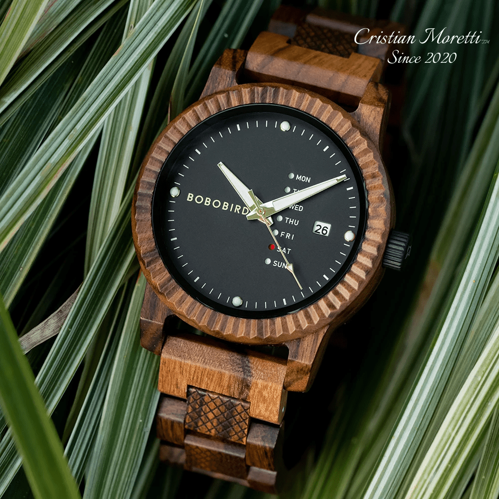 The "Archer" - Hand Crafted Wooden Watch by Bobo Bird™ & Cristian Moretti®