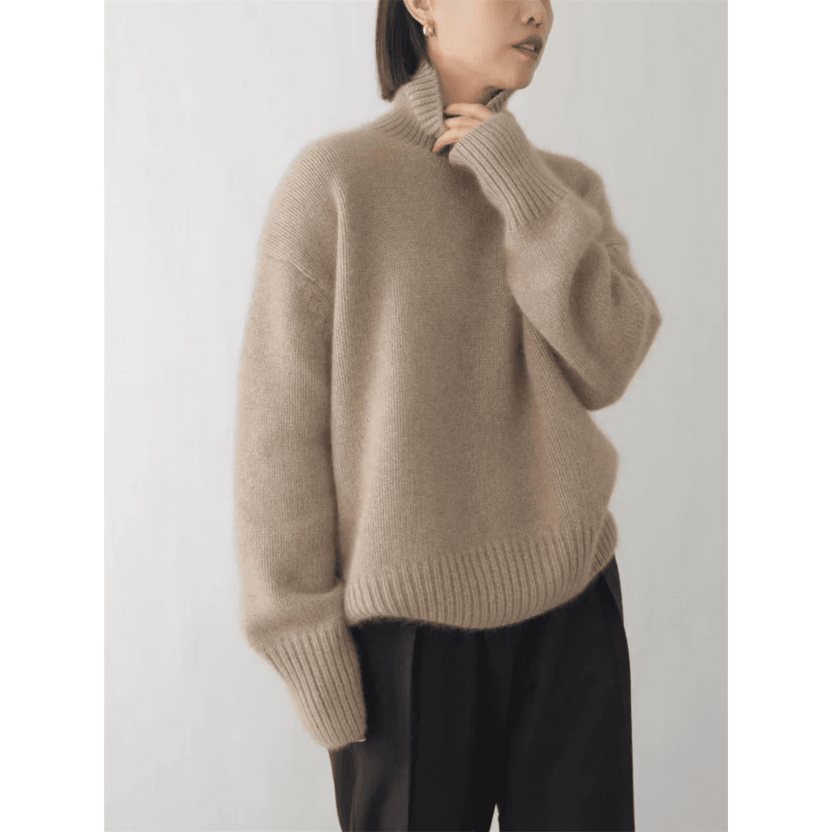 Sofia™ Woolen Turtleneck Sweater - by Cristian Moretti®