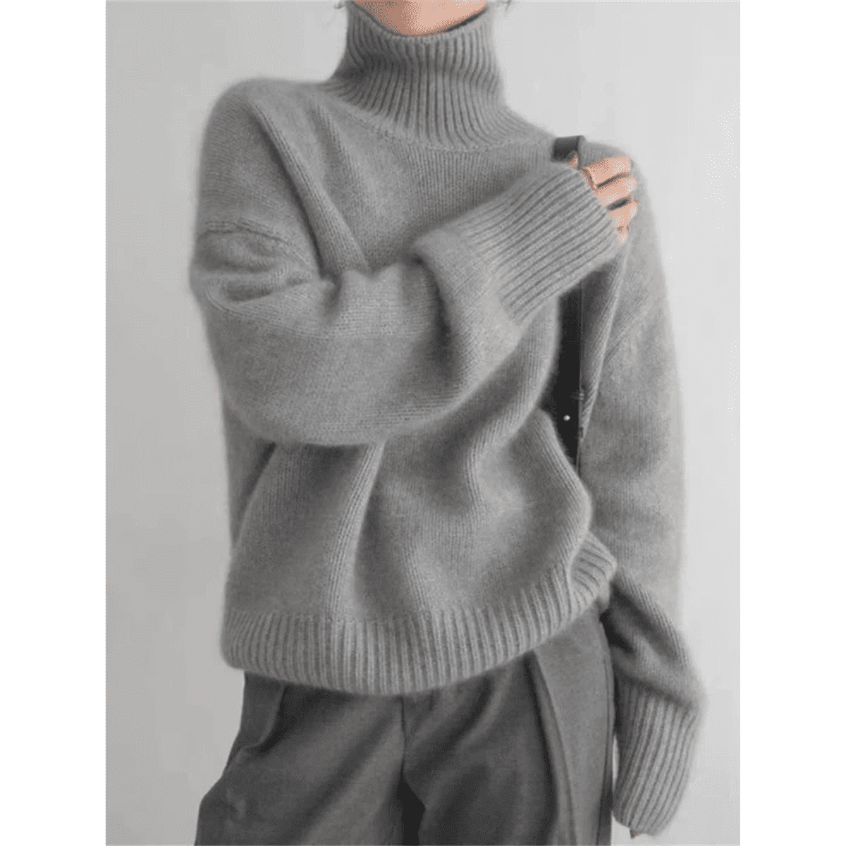 Sofia™ Woolen Turtleneck Sweater - by Cristian Moretti®